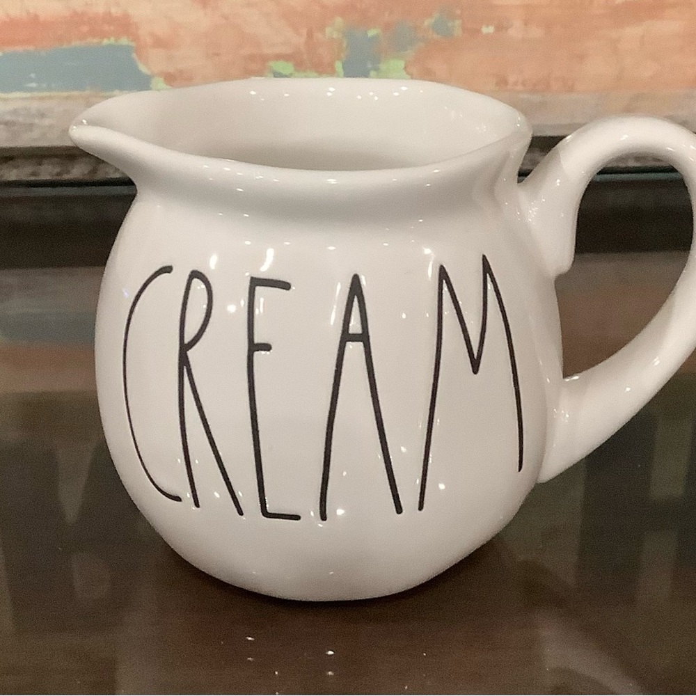 Rae Dunn White Cream Pitcher